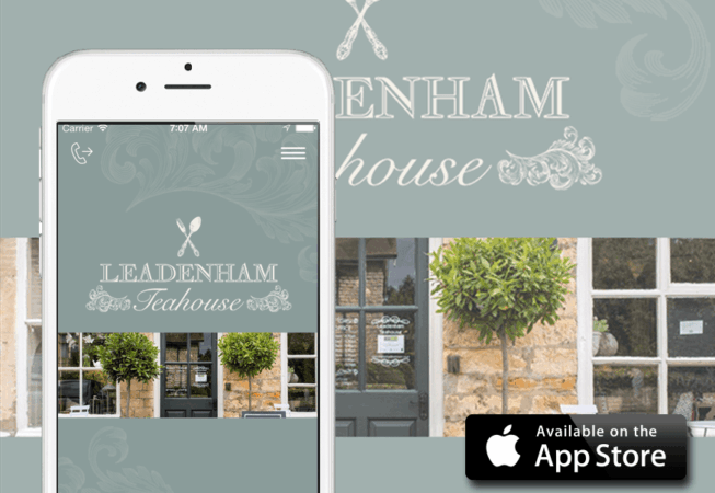 leadenham teahouse mobile app