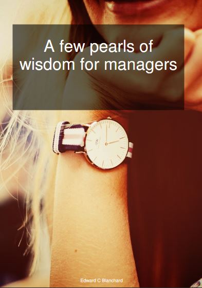 pearls of wisdon for managers