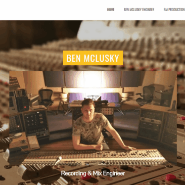 ben mclusky recording engineer